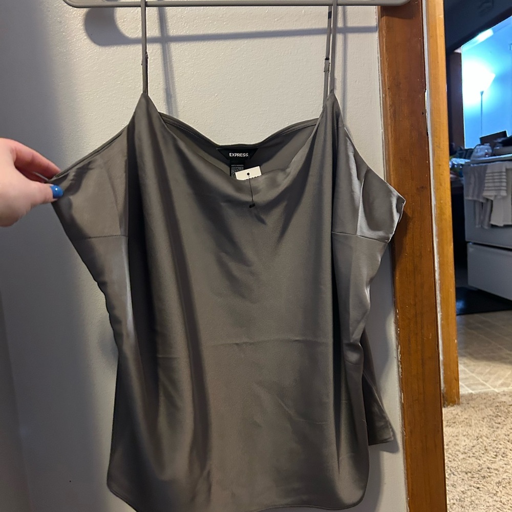 Express Gray Women's Top